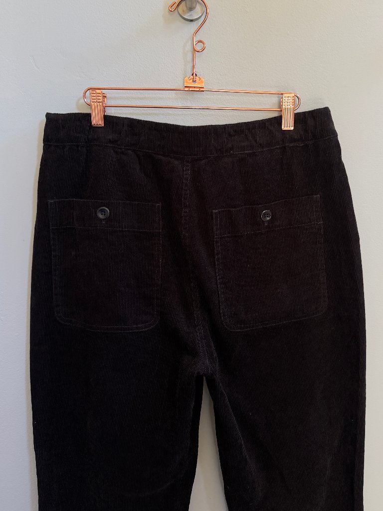 Poetry Brown Corduroy Tapered-Leg Trousers, Us 8 — image 5 of 8